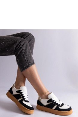 Czarne sneakersy sznurowane na platformie Felicita - Solea Solea
