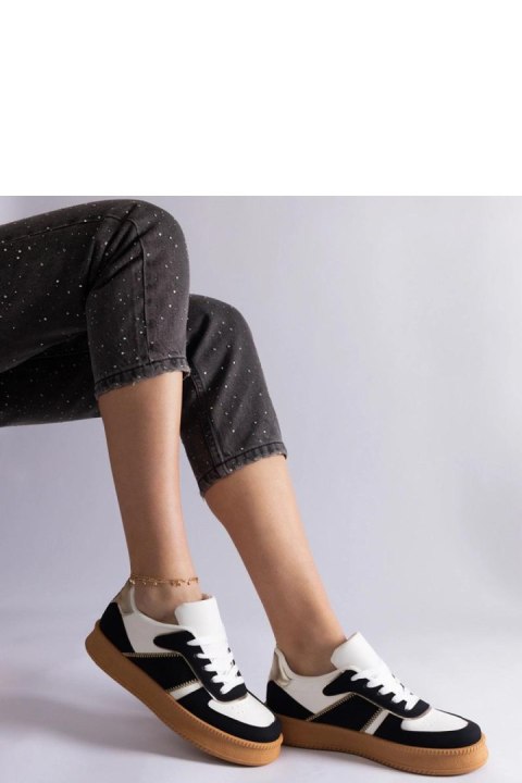 Czarne sneakersy sznurowane na platformie Felicita - Solea Solea Czarne sneakersy sznurowane na platformie Felicita - Solea Solea