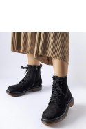Czarne workery eko-zamsz Alfreda - Solea Solea Czarne workery eko-zamsz Alfreda - Solea Solea