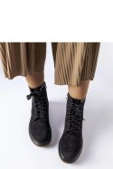 Czarne workery eko-zamsz Alfreda - Solea Solea Czarne workery eko-zamsz Alfreda - Solea Solea