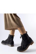 Czarne workery eko-zamsz Alfreda - Solea Solea Czarne workery eko-zamsz Alfreda - Solea Solea