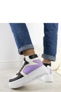 Czarno-fioletowe sneakersy za kostkę Zetta - Solea Solea Czarno-fioletowe sneakersy za kostkę Zetta - Solea Solea