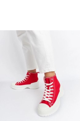 Czerwone trampki za kostkę Ronchis - Solea Solea