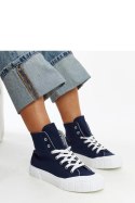 Granatowe wysokie trampki Vinka - Solea Solea Granatowe wysokie trampki Vinka - Solea Solea
