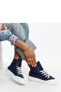 Granatowe wysokie trampki Vinka - Solea Solea Granatowe wysokie trampki Vinka - Solea Solea