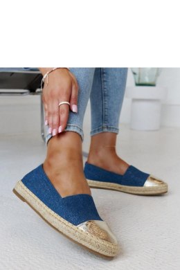 Niebiesko-złote błyszczące espadryle Surana - Solea Solea