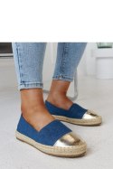 Niebiesko-złote błyszczące espadryle Surana - Solea Solea Niebiesko-złote błyszczące espadryle Surana - Solea Solea