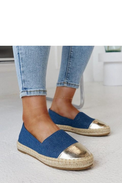 Niebiesko-złote błyszczące espadryle Surana - Solea Solea Niebiesko-złote błyszczące espadryle Surana - Solea Solea