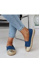 Niebiesko-złote błyszczące espadryle Surana - Solea Solea Niebiesko-złote błyszczące espadryle Surana - Solea Solea