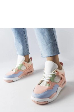 Różowe sneakersy z łączonych materiałów Malas - Solea Solea