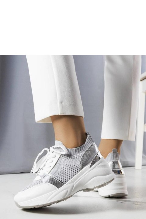 Szare sneakersy na koturnie Ann - Solea Solea Szare sneakersy na koturnie Ann - Solea Solea