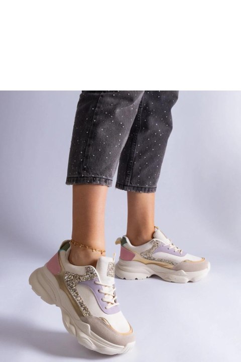 Wielokolorowe sneakersy z brokatowymi wstawkami Clorinda - Solea Solea Wielokolorowe sneakersy z brokatowymi wstawkami Clorinda - Solea Solea