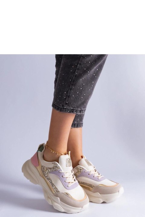 Wielokolorowe sneakersy z brokatowymi wstawkami Clorinda - Solea Solea Wielokolorowe sneakersy z brokatowymi wstawkami Clorinda - Solea Solea