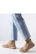 Beżowe wsuwane sneakersy Yellville - Solea Solea Beżowe wsuwane sneakersy Yellville - Solea Solea