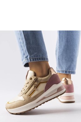 Beżowo-różowe sportowe sneakersy Delid - Solea Solea