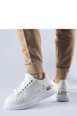 Białe sneakersy na platformie Ossona - Solea Solea