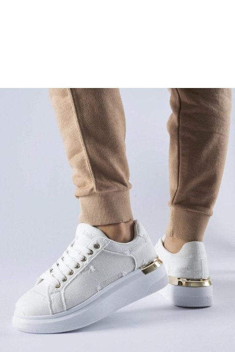 Białe sneakersy na platformie Ossona - Solea Solea Białe sneakersy na platformie Ossona - Solea Solea