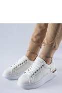 Białe sneakersy na platformie Ossona - Solea Solea Białe sneakersy na platformie Ossona - Solea Solea