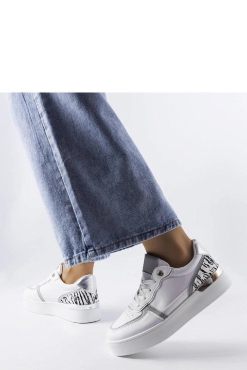 Białe sneakersy na platformie Tooele - Solea Solea Białe sneakersy na platformie Tooele - Solea Solea