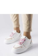 Białe sneakersy wiązane wstążką Pryor - Solea Solea Białe sneakersy wiązane wstążką Pryor - Solea Solea