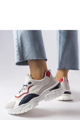 Białe sneakersy z widocznym bieżnikiem Rosita - Solea Solea