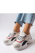 Białe sneakersy z widocznym bieżnikiem Rosita - Solea Solea Białe sneakersy z widocznym bieżnikiem Rosita - Solea Solea