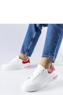 Biało-czerwone sneakersy Leland - Solea Solea Biało-czerwone sneakersy Leland - Solea Solea