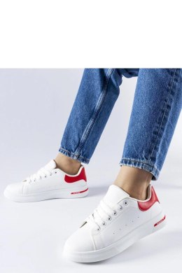 Biało-czerwone sneakersy Leland - Solea Solea