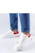 Biało-czerwone sneakersy Leland - Solea Solea Biało-czerwone sneakersy Leland - Solea Solea