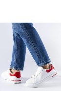Biało-czerwone sneakersy Leland - Solea Solea Biało-czerwone sneakersy Leland - Solea Solea