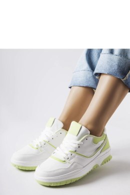 Biało-zielone sneakersy Barrette - Solea Solea