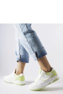 Biało-zielone sneakersy Barrette - Solea Solea Biało-zielone sneakersy Barrette - Solea Solea