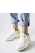 Biało-zielone sneakersy Barrette - Solea Solea Biało-zielone sneakersy Barrette - Solea Solea