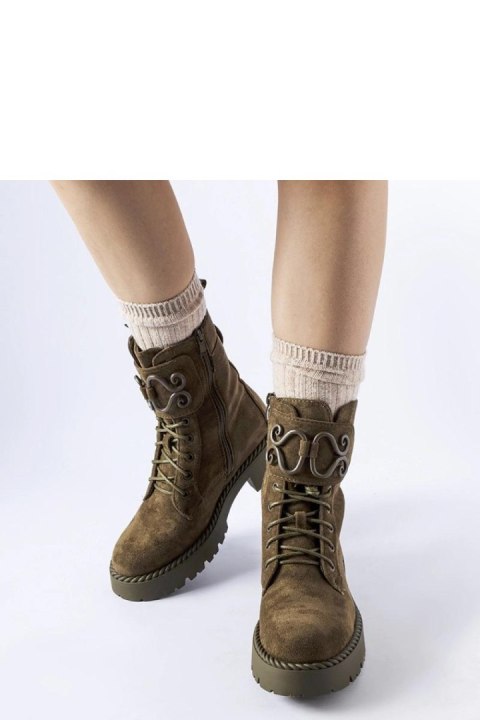 Ciemnozielone ozdobne workery eko-zmsz Castore - Solea Solea Ciemnozielone ozdobne workery eko-zmsz Castore - Solea Solea