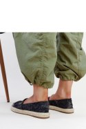 Czarne błyszczące espadryle Surana - Solea Solea Czarne błyszczące espadryle Surana - Solea Solea