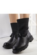 Czarne botki z elastyczną cholewką Ricky - Solea Solea Czarne botki z elastyczną cholewką Ricky - Solea Solea