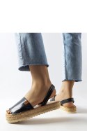 Czarne espadryle na platformie Sadbera - Solea Solea Czarne espadryle na platformie Sadbera - Solea Solea