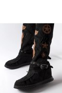 Czarne kozaki w stylu boho Putignano - Solea Solea Czarne kozaki w stylu boho Putignano - Solea Solea