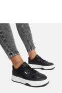 Czarne sneakersy na grubszej podeszwie Intisa - Solea Solea Czarne sneakersy na grubszej podeszwie Intisa - Solea Solea