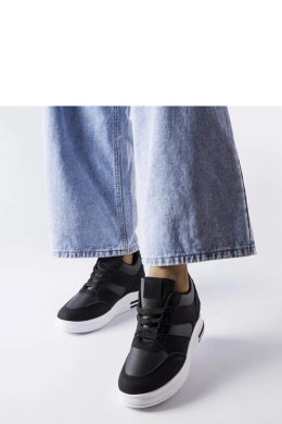 Czarne sneakersy na koturnie CinqMars - Solea Solea