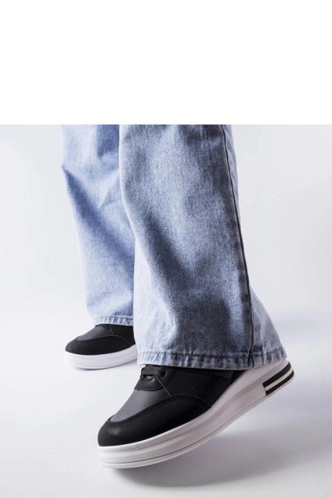Czarne sneakersy na koturnie CinqMars - Solea Solea Czarne sneakersy na koturnie CinqMars - Solea Solea