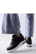 Czarne sneakersy na koturnie CinqMars - Solea Solea Czarne sneakersy na koturnie CinqMars - Solea Solea
