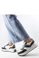 Czarne sneakersy z brokatowymi wstawlami Lang - Solea Solea Czarne sneakersy z brokatowymi wstawlami Lang - Solea Solea