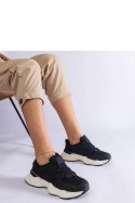 Czarne sportowe sneakersy damskie Imperio - Solea Solea Czarne sportowe sneakersy damskie Imperio - Solea Solea