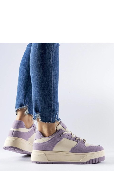 Fioletowe sneakersy na platformie Crim - Solea Solea Fioletowe sneakersy na platformie Crim - Solea Solea