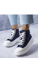 Granatowe trampki za kostkę Couet - Solea Solea Granatowe trampki za kostkę Couet - Solea Solea