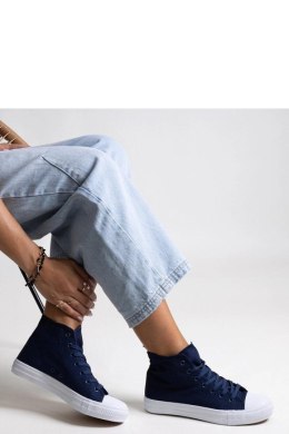 Granatowe wysokie trampki Ghanem - Solea Solea