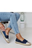 Granatowo-srebrne błyszczące espadryle Surana - Solea Solea Granatowo-srebrne błyszczące espadryle Surana - Solea Solea