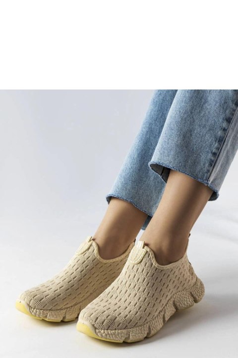 Jasnobeżowe sportowe sneakersy wsuwane Obenor - Solea Solea Jasnobeżowe sportowe sneakersy wsuwane Obenor - Solea Solea