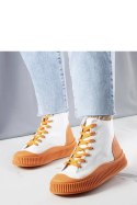 Pomarańczowe trampki na platformie Terri - Solea Solea Pomarańczowe trampki na platformie Terri - Solea Solea
